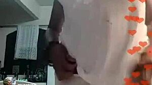 Brazilian bbw teases with big tits on webcam 😘