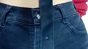 Are you playing with a belt on your pussy for spanking?