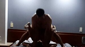 Surprise squirting fuck for my mother-in-law in a hotel, eating mature Argentine pussy