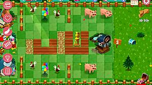 nutaku booty farm hentai game part 07, cartoon milf with big tits and ass in ranch sex