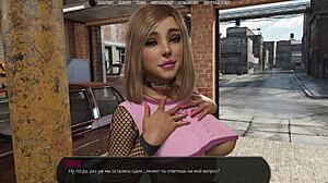 Wow! Check this blonde slut naked on the street in Halfway House Part 17! Can you believe her bold public display?
