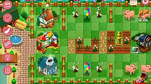 nutaku booty farm hentai game part 07, cartoon milf with big tits and ass in ranch sex