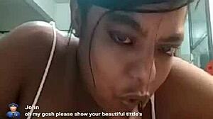 Brazilian bbw teases with big tits on webcam 😘