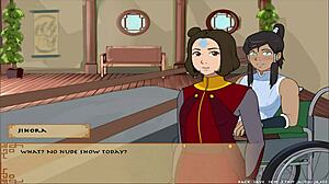 in four element trainer book 5 slav part 5, 'what's next in this hentai dating game?'