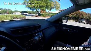 60Fps 4K Uhd Step Father Seduced By Big Areolas Boobs & Nipples On His Beautiful Curvy Step Daughter Body Inside Of Car Parked Outdoors Sheisnovember