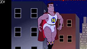 Gay cartoon big ass hero.
