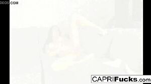 capri loves using toys on her tight pussy 😍