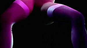 Yo, check this hot blonde dancing in 3D striptease porn with music!