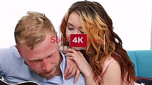 Slim4k - Skinny Vasilisa Lisa craves anal from talented guitarist