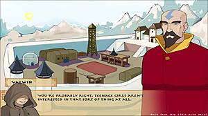 in four element trainer book 5 slav part 5, 'what's next in this hentai dating game?'