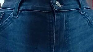 Are you playing with a belt on your pussy for spanking?