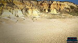 i'm loving this indian milf angel constance's big natural tits outdoor