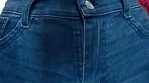 Are you playing with a belt on your pussy for spanking?