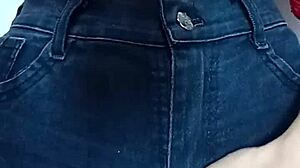 Are you playing with a belt on your pussy for spanking?