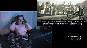 Naked Alan Wake playthrough part 9 with brunette bbw