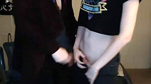 tranny duo caught in a surprising street encounter worth watching