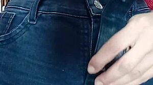 Are you playing with a belt on your pussy for spanking?