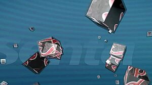 I see blonde dancing and giving blowjob to big cock in club