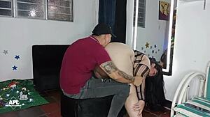 Photo session with client turns hot, ends in doggystyle sex