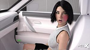 milf babe, masturbating in shower?