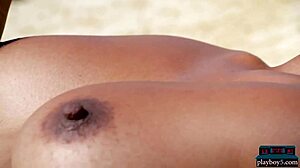 i'm loving this indian milf angel constance's big natural tits outdoor