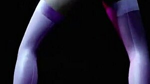 Yo, check this hot blonde dancing in 3D striptease porn with music!