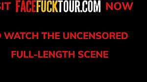 Face Fuck Tour: 'Watch These 18yo Latina Sluts Get Throat Dominated In Threesome!'