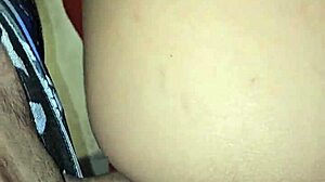 Milk in the ass of a mature latina