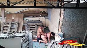 Fucking my sister-in-law on the terrace outdoors!