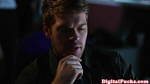 Blonde Big Tited Babe Getting Throat Slammed In Roleplay