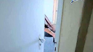 Naughty plumber bangs neighbor asking for kitchen help today