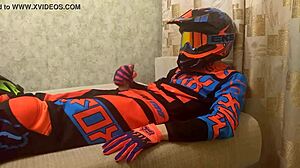 Gay Motocross Biker Play