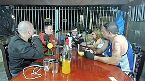 Dany rio gives intense blowjob live on podcast