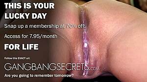 Utrolig gangbang med 11 creampies sætter interracial kneppe rekord!