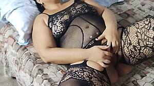 Latina Wife Feels Intense Arousal From Husband's Cuckolding, Leading To Passionate Encounter With Stepfather