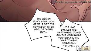 I am doing my workout routine in this anime, but it's getting steamy, chapter 8