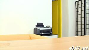 Double Anal Penetration During 3some Homosexual Sex