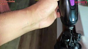 My Tight Ass Drilled by Rahim Self-Thrusting Dildo Machine