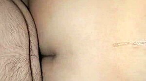 Milk in the ass of a mature latina