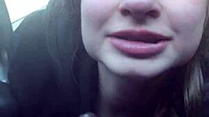 lesbian bestfriend gives road head... oops