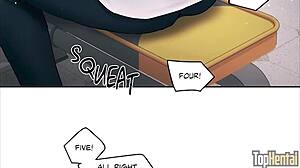 I am doing my workout routine in this anime, but it's getting steamy, chapter 8