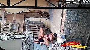 Fucking my sister-in-law on the terrace outdoors!