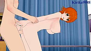 Momo Belia Deviluke and Riko Yuusaki in intense hentai sex with big tits and creampie