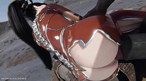 Eve From Stellar Blade Gets Rough Creampie Fucking By Huge Cock In Anime Comic Loop