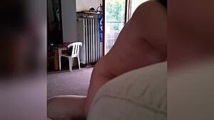 I relax on the sofa as my boyfriend fucks me to orgasm.