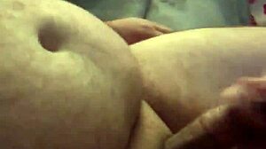 Redhead amateur sucks and licks balls in handjob session