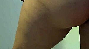 Milk in the ass of a mature latina