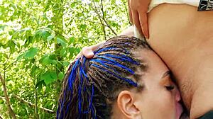 blowjob for big cock in public