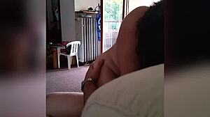 I relax on the sofa as my boyfriend fucks me to orgasm.