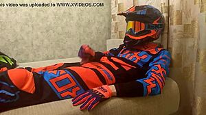 Gay Motocross Biker Play